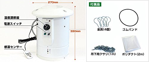 Amazon.co.jp: ソーワ 園芸温室用 温風器×2台 【単相200V(2本線